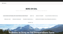 Desktop Screenshot of berg-en-dal.co.za